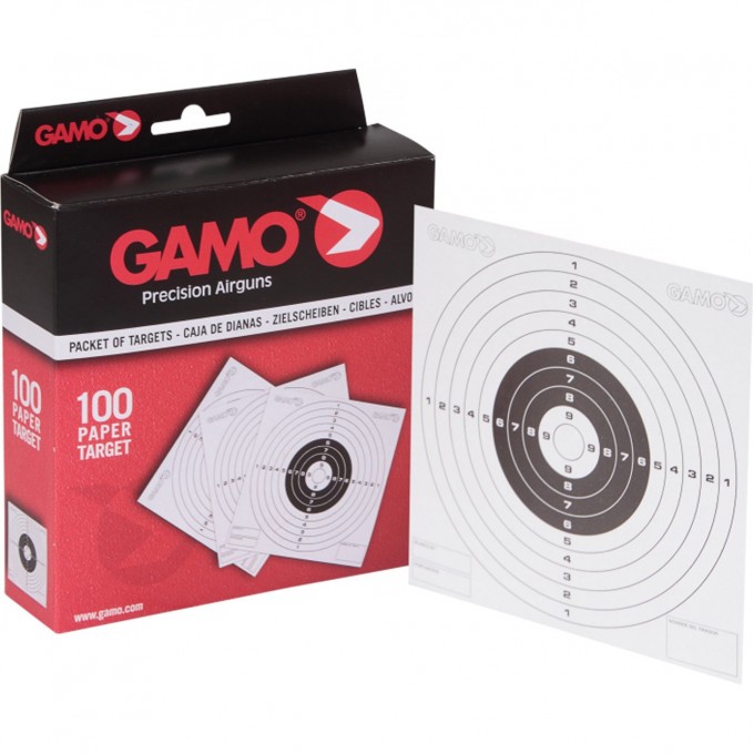 Бумажная мишень GAMO (100 шт) 6212106 Бумажная мишень GAMO (100 шт) 6212106