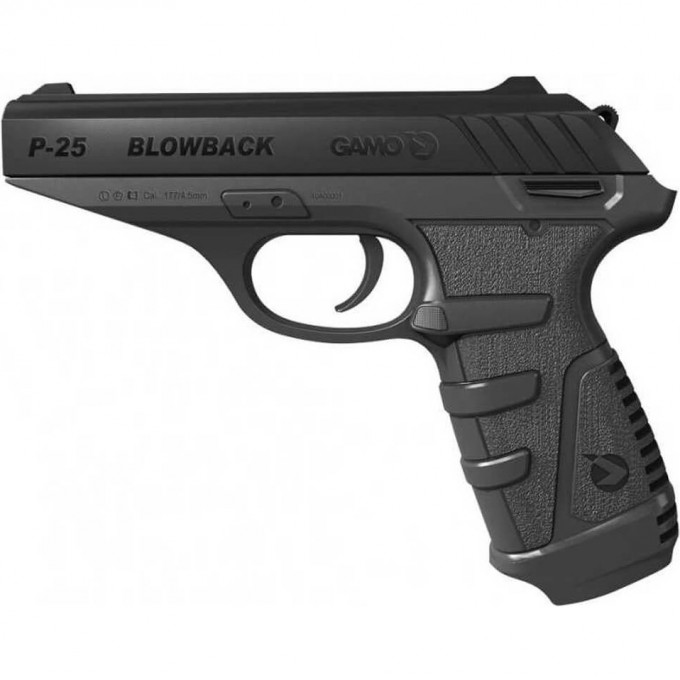 Пневматический пистолет GAMO P-25 Blowback 6111378 Пневматический пистолет GAMO P-25 Blowback 6111378