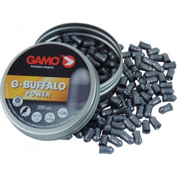 Пули пневматические GAMO G-Buffalo 4,5мм (200шт) 6322824 Пули пневматические GAMO G-Buffalo 4,5мм (200шт) 6322824
