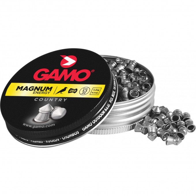 Пули пневматические GAMO Magnum 5,5мм (250 шт) 6320225 Пули пневматические GAMO Magnum 5,5мм (250 шт) 6320225