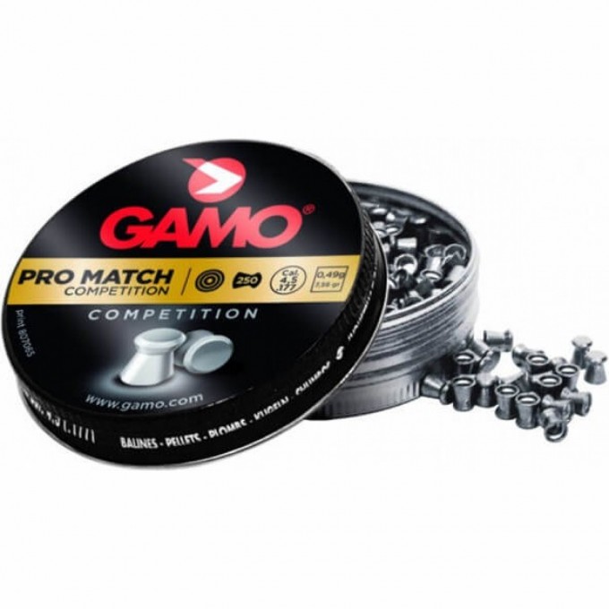 Пули пневматические GAMO Match 4,5мм (250шт) 10шт 6320024-IP Пули пневматические GAMO Match 4,5мм (250шт) 10шт 6320024-IP