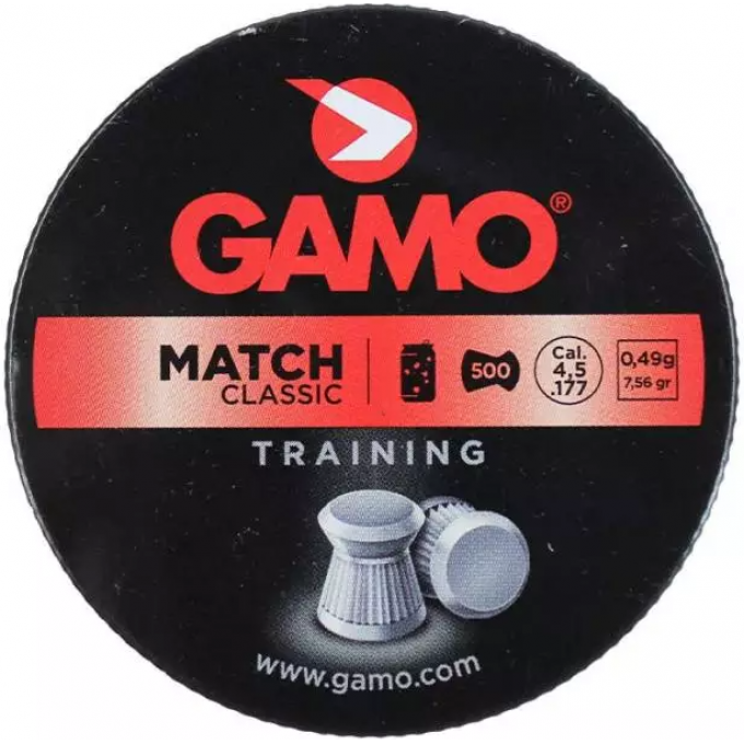 Пули пневматические GAMO Match 4,5мм (500шт) 10шт 6320034-IP Пули пневматические GAMO Match 4,5мм (500шт) 10шт 6320034-IP