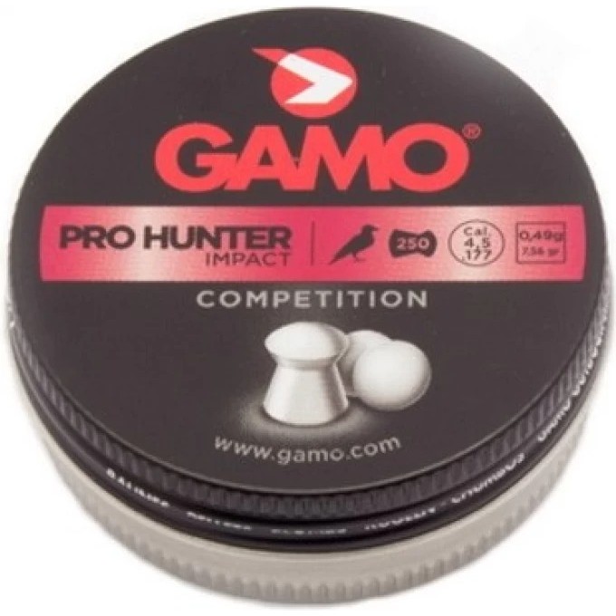Пули пневматические GAMO Pro-hunter 4,5мм (250шт) 100шт 6321924-MP Пули пневматические GAMO Pro-hunter 4,5мм (250шт) 100шт 6321924-MP