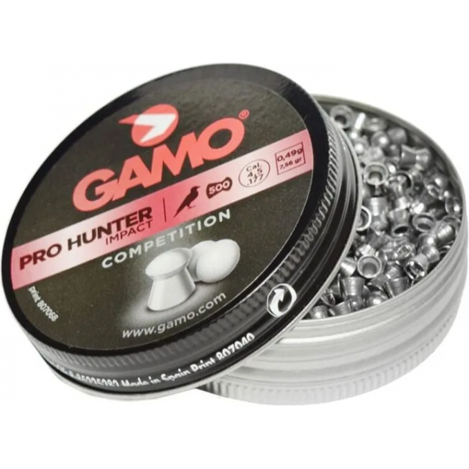 Пули пневматические GAMO Pro-hunter 4,5мм (500шт) 10шт 6321934-IP Пули пневматические GAMO Pro-hunter 4,5мм (500шт) 10шт 6321934-IP
