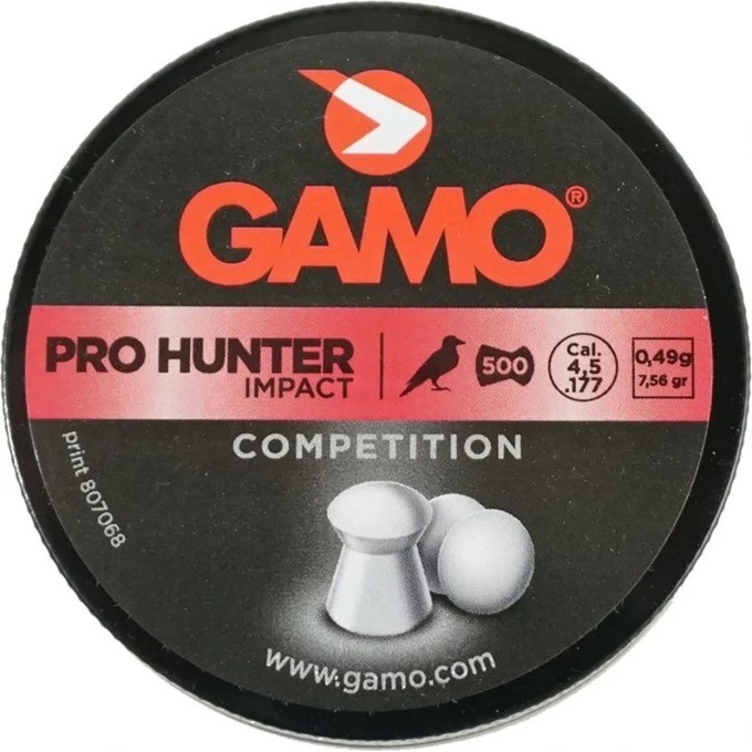 Пули пневматические GAMO Pro-hunter 4,5мм (500шт) 6321934 Пули пневматические GAMO Pro-hunter 4,5мм (500шт) 6321934