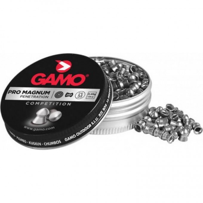 Пули пневматические GAMO Pro-magnum 4,5мм (500шт) 10шт 6321734-IP Пули пневматические GAMO Pro-magnum 4,5мм (500шт) 10шт 6321734-IP