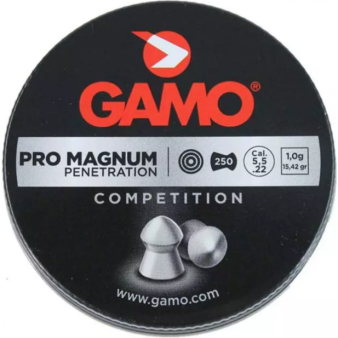 Пули пневматические GAMO Pro-magnum 5,5мм (250 шт) 6321725 Пули пневматические GAMO Pro-magnum 5,5мм (250 шт) 6321725